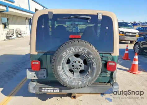 2001 Jeep Wrangler / Tj Sport from USA, damaged, VIN 1J4FA49S51P349645